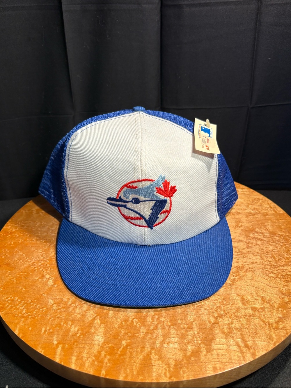🔥 GREEN UNDER-BRIM! VINTAGE 1988 TORONTO BLUE JAYS TRUCKER HAT BY ANNCO 🔥